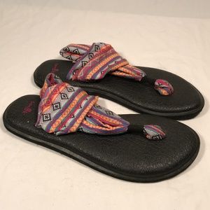 sanuk double strap sandals